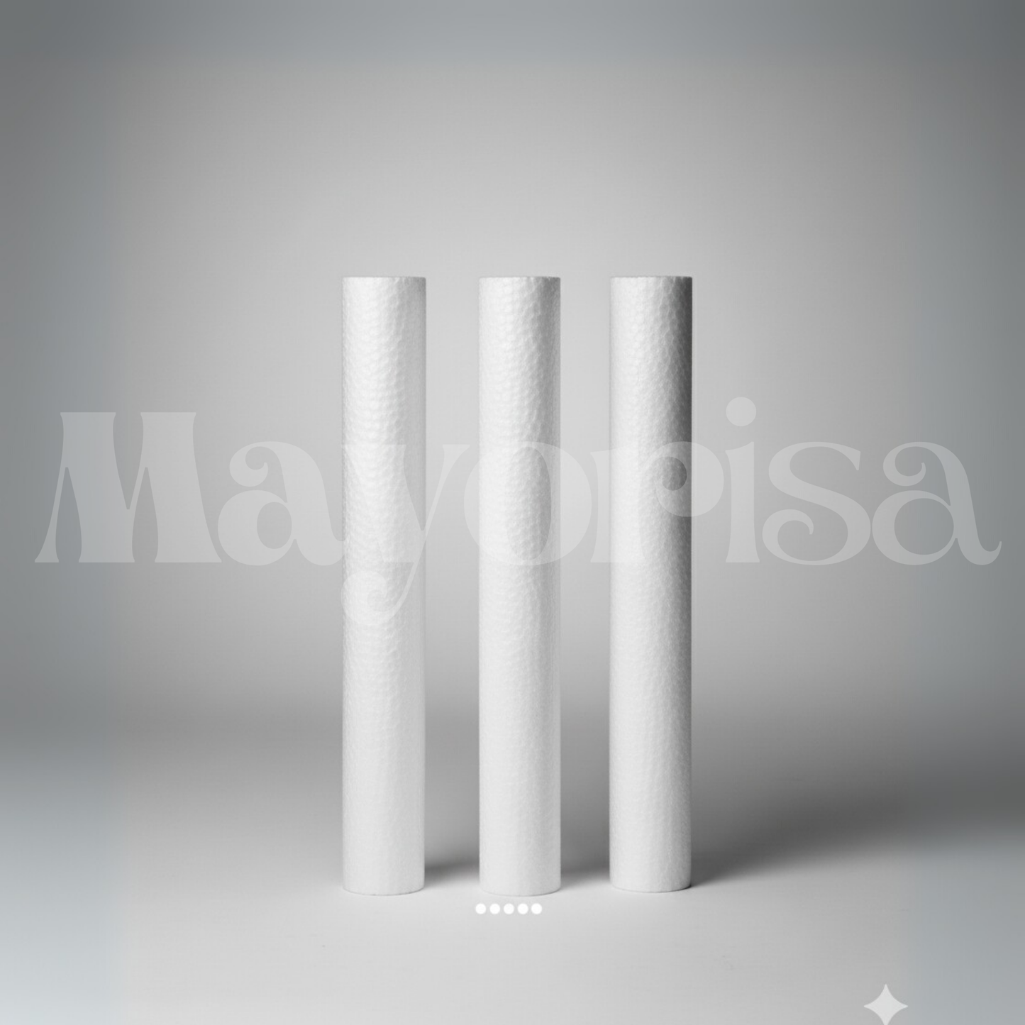 Barras Cilíndricas de Tecnopor (30 cm de Altura) | Varios Diámetros