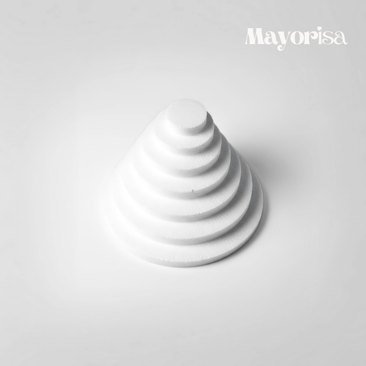 Bases Redondas de Tecnopor para Tortas y Maquetas (¾" Grosor)