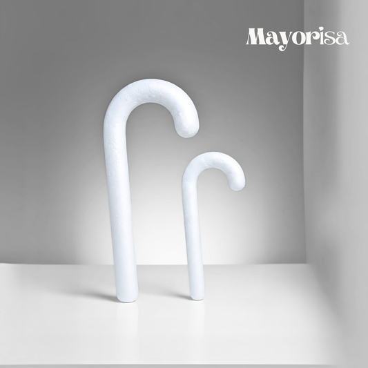 Bastones de Tecnopor Navideños para Decorar | Decoración Navideña | Mediano y Grande