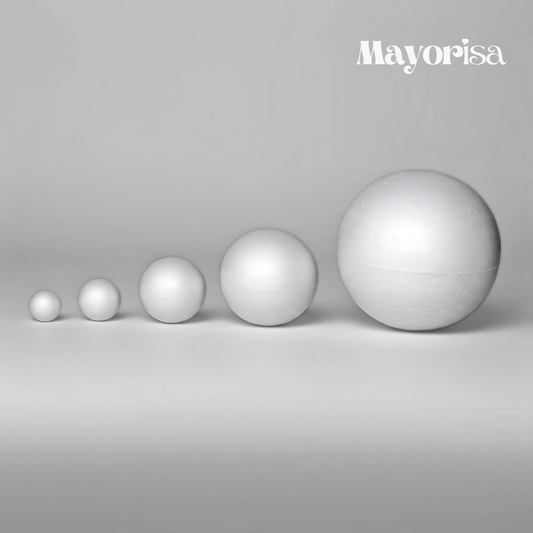 Bolas de Tecnopor (Poliestireno) para Manualidades | Varios Tamaños