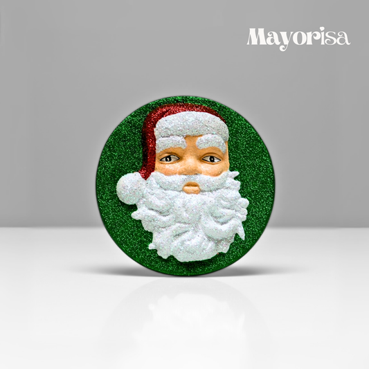 Cara de Papá Noel de Tecnopor para Decorar | Manualidades Navideñas