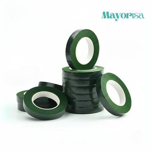 Cinta Floral Tape Verde (Floratel) para Arreglos Florales