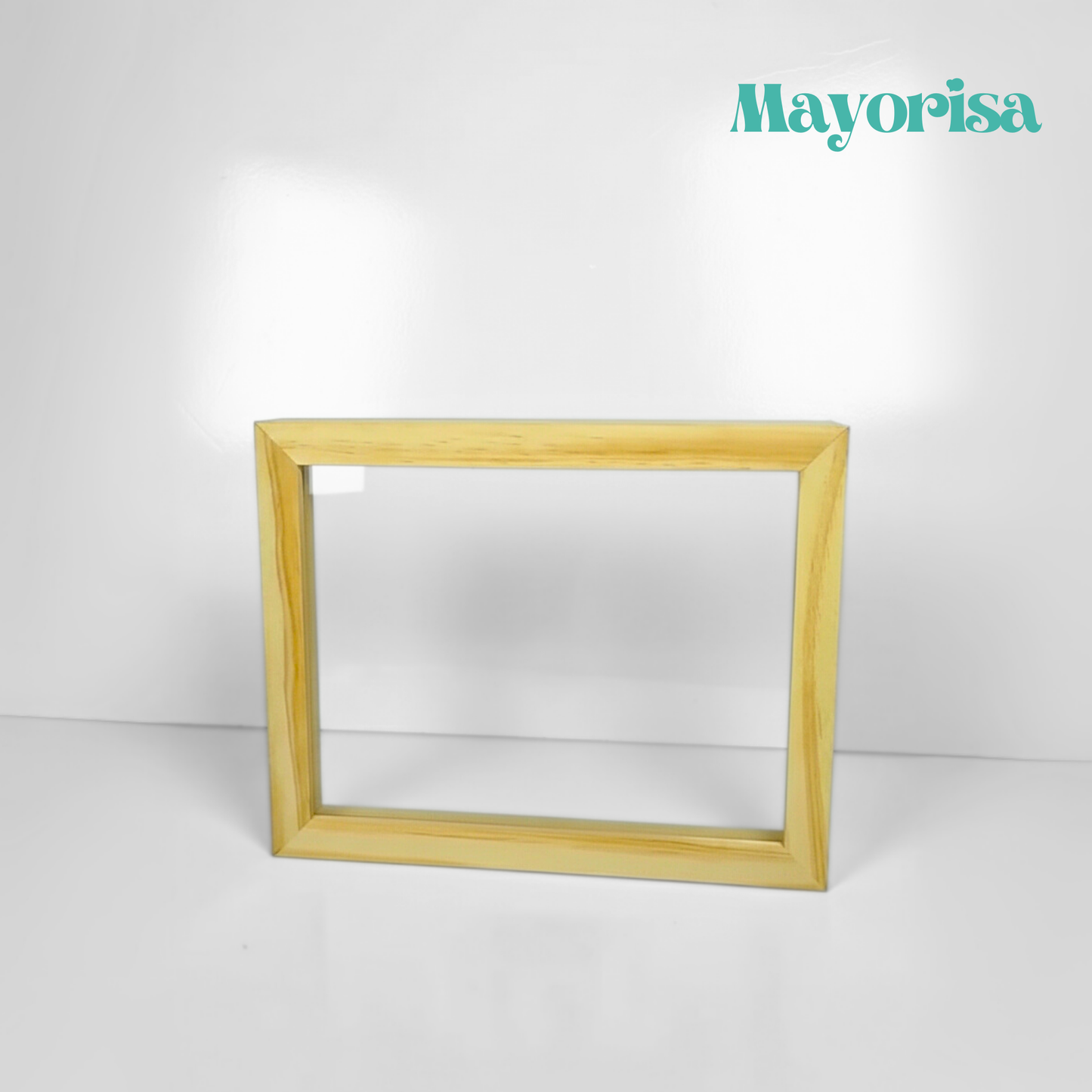 Cuadro 3D de Pino Natural (Caja Profunda) | Varios Tamaños