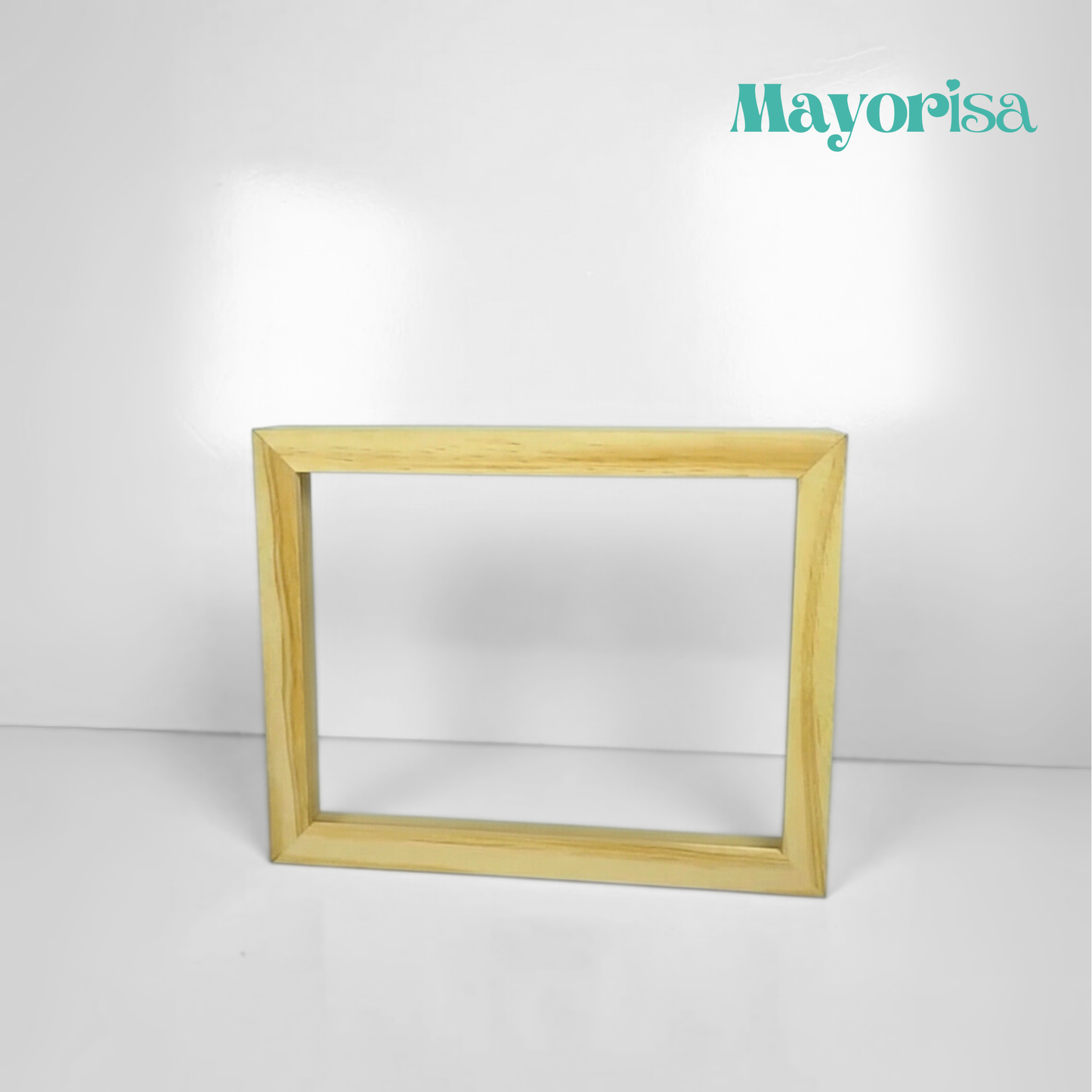 Cuadro 3D de Pino Natural (Caja Profunda) | Varios Tamaños