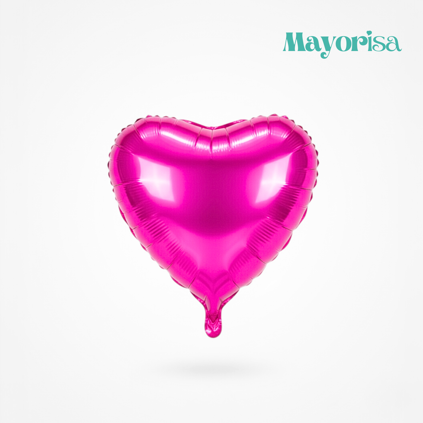 Globo Metálico de Corazón #10 | Venta por Mayor