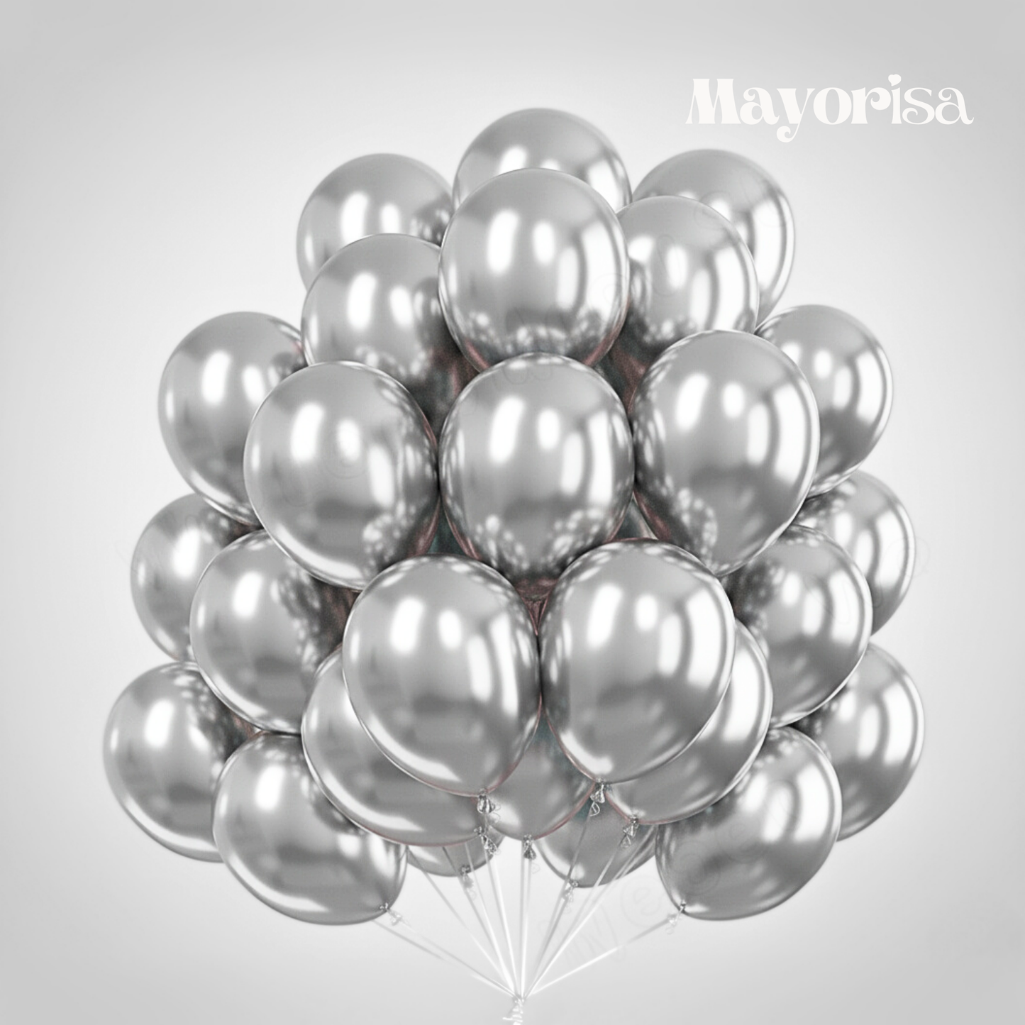 Globos Cromados #10 (Bolsa x50) | Colores Brillantes para Fiestas