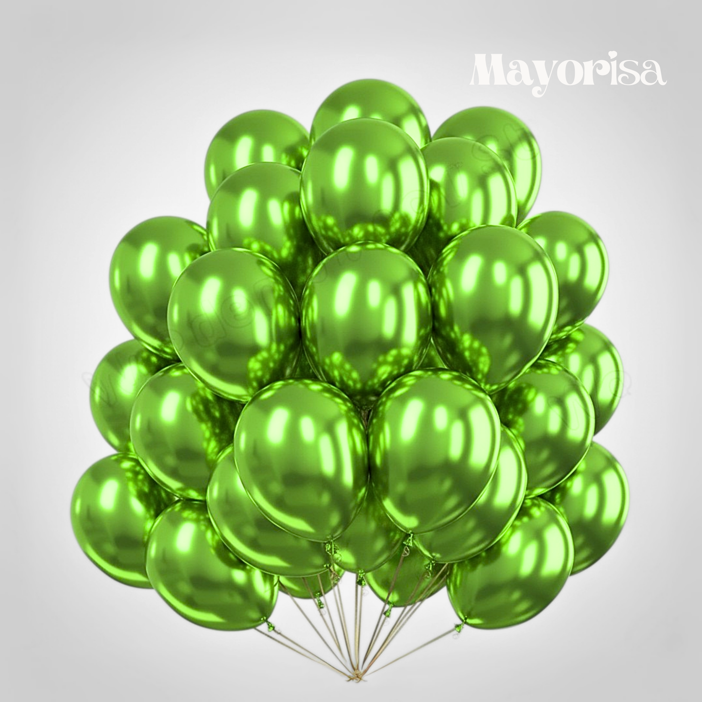Globos Cromados #10 (Bolsa x50) | Colores Brillantes para Fiestas