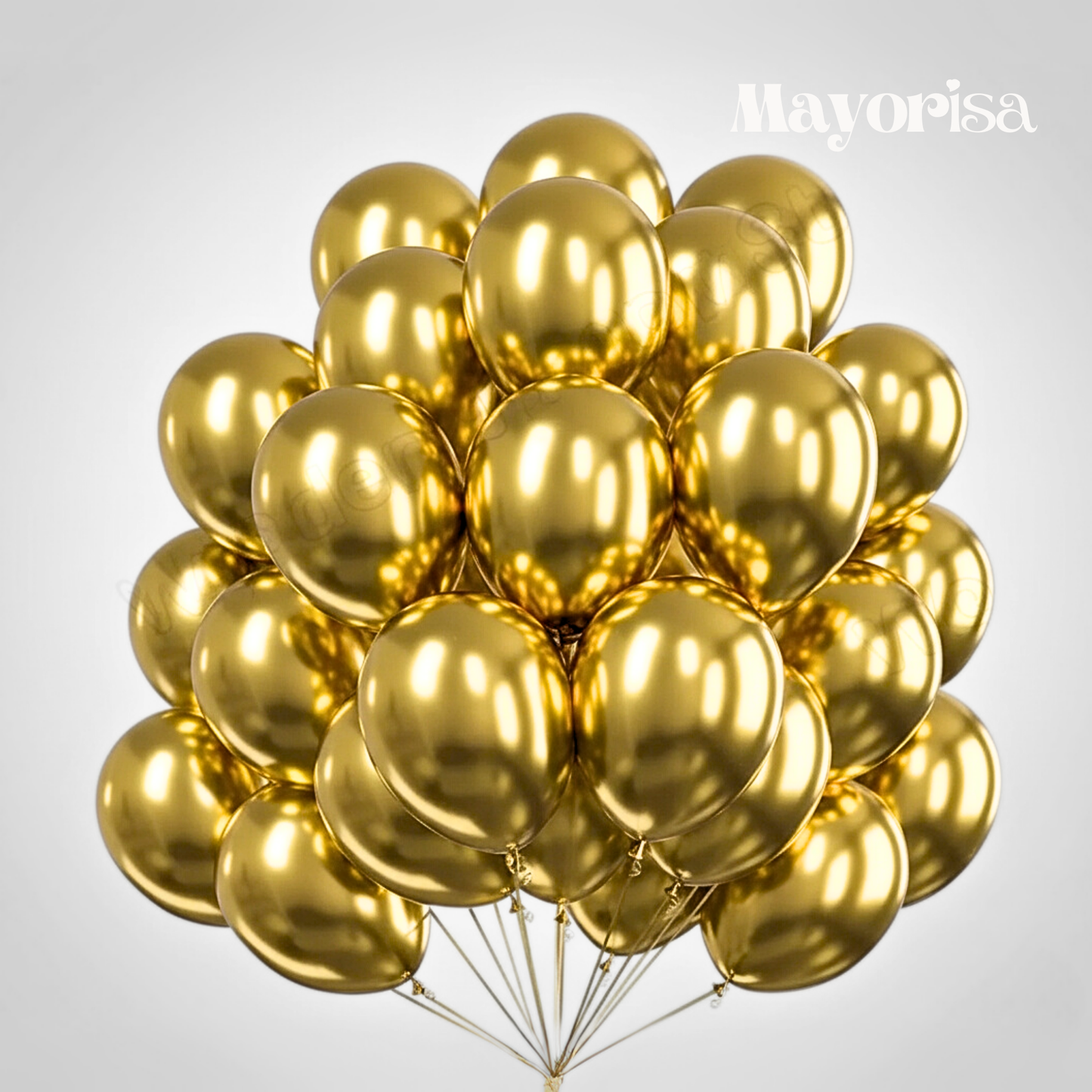 Globos Cromados #10 (Bolsa x50) | Colores Brillantes para Fiestas