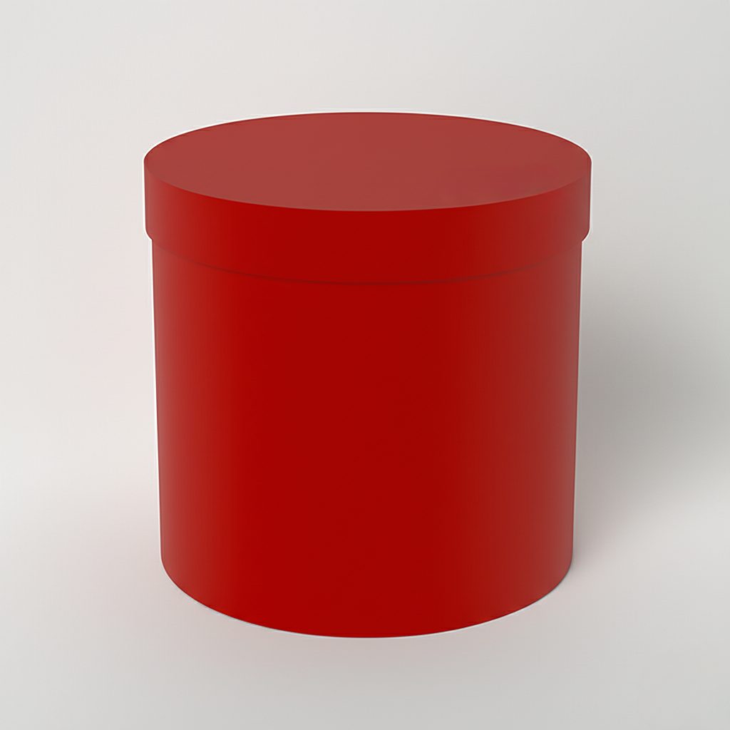 Cajas Cilíndricas para Regalos y Arreglos Florales (15x15 cm) | Calidad Standard y Premium