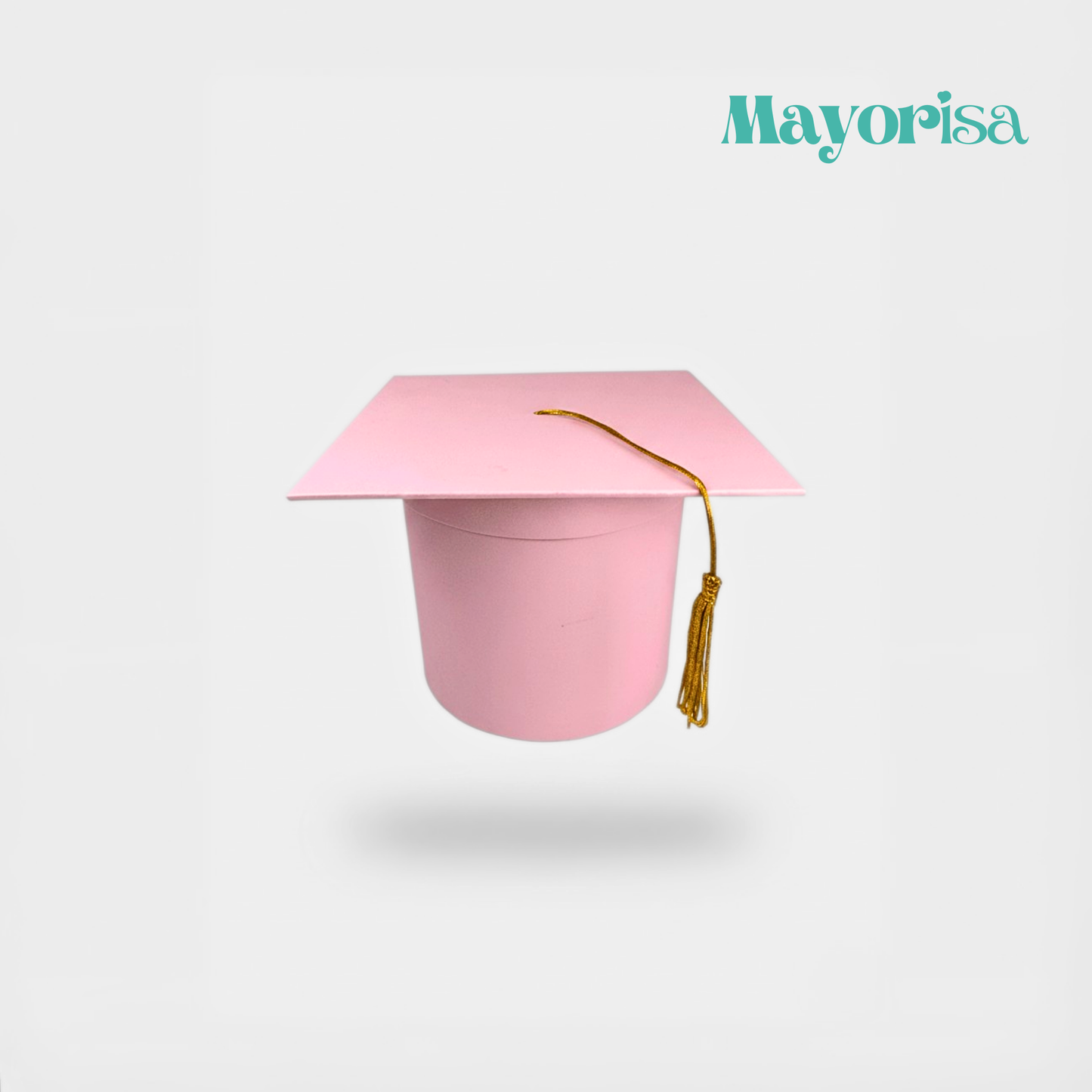Caja Cilíndrica de Graduación (Tipo Birrete) 15x15 cm | Varios Colores