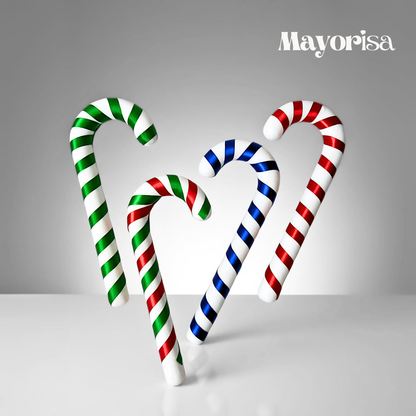 Bastones de Tecnopor Navideños para Decorar | Chico y Grande