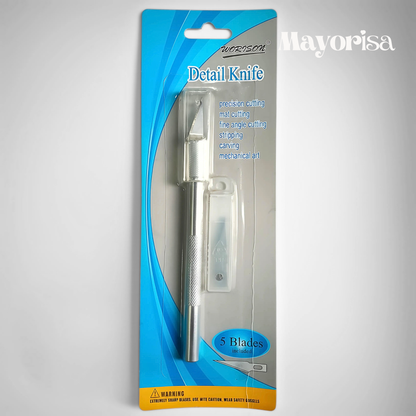 Bisturí de Precisión para Manualidades (Tipo Lapicero)