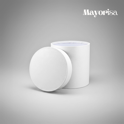 Cajas Cilíndricas para Regalos y Arreglos Florales (15x15 cm) | Calidad Standard y Premium