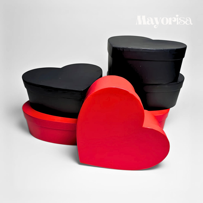 Cajas en Forma de Corazón para Regalos y Flores (25x28x10 cm)