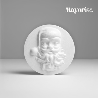 Cara de Papá Noel de Tecnopor para Decorar | Manualidades Navideñas