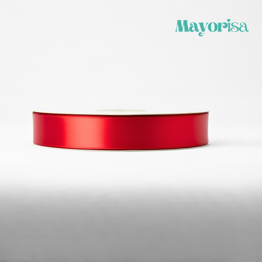 Cinta Satinada de 2.5 cm para Regalos y Decoración | Varios Colores