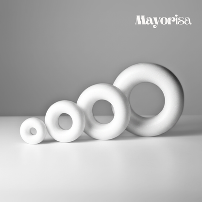 Corona de Tecnopor para Manualidades y Arreglos Florales