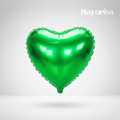Globo Metálico de Corazón #10 | Venta por Mayor