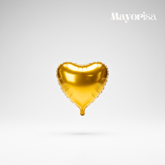 Globo Metálico Gigante de Corazón #18 | Venta por Mayor