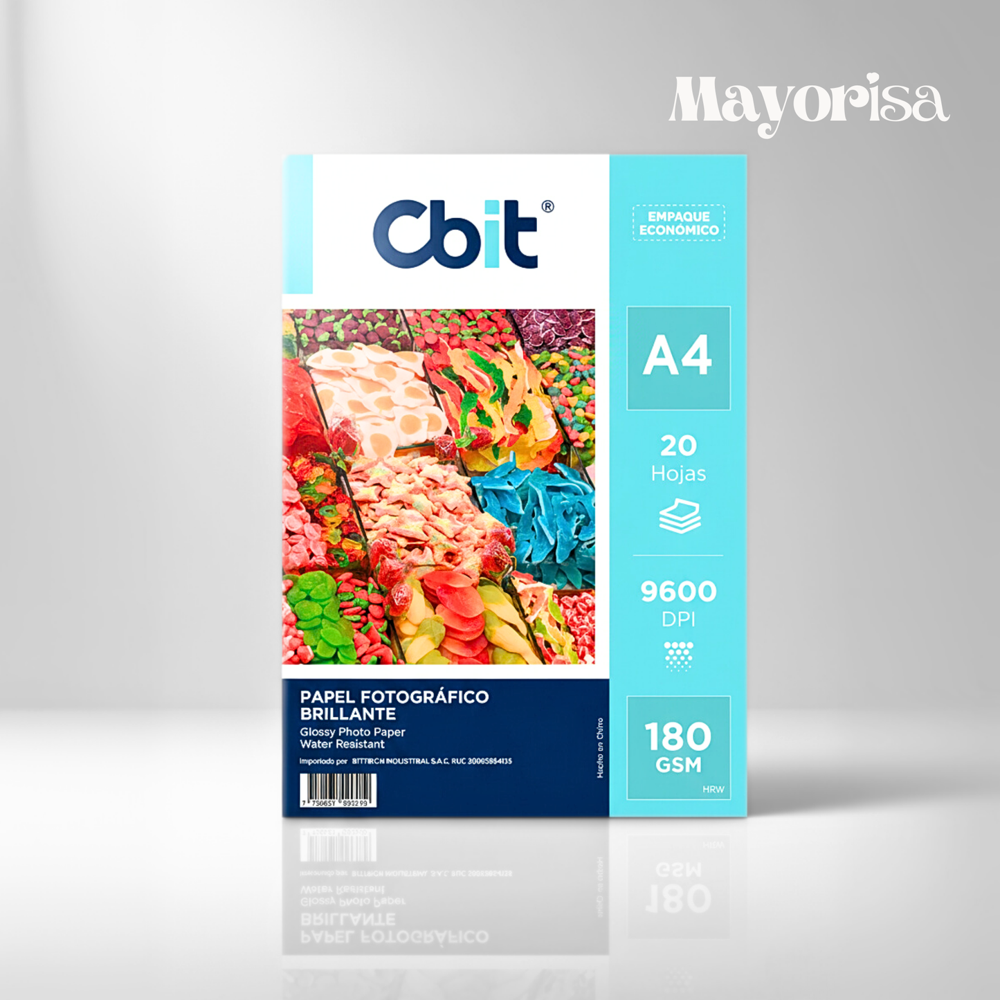 Papel Fotográfico Glossy CBIT A4 (180g) | Paquetes de 20 y 100 Hojas