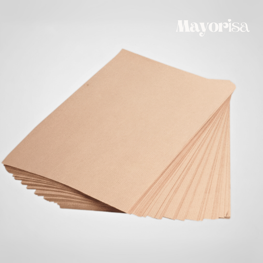 Pliego de Papel Kraft 50g (75x120cm) | Paquetes de 25, 50 y 100
