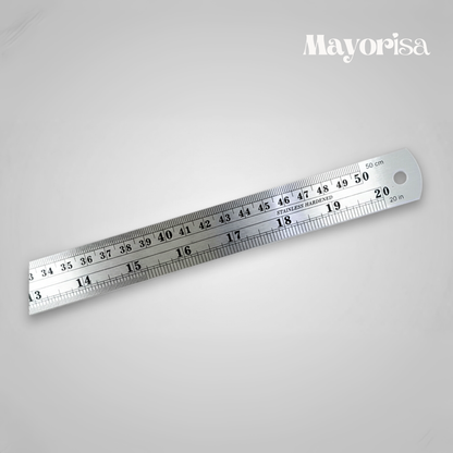 Regla Metálica de Acero Inoxidable | 50 cm y 100 cm